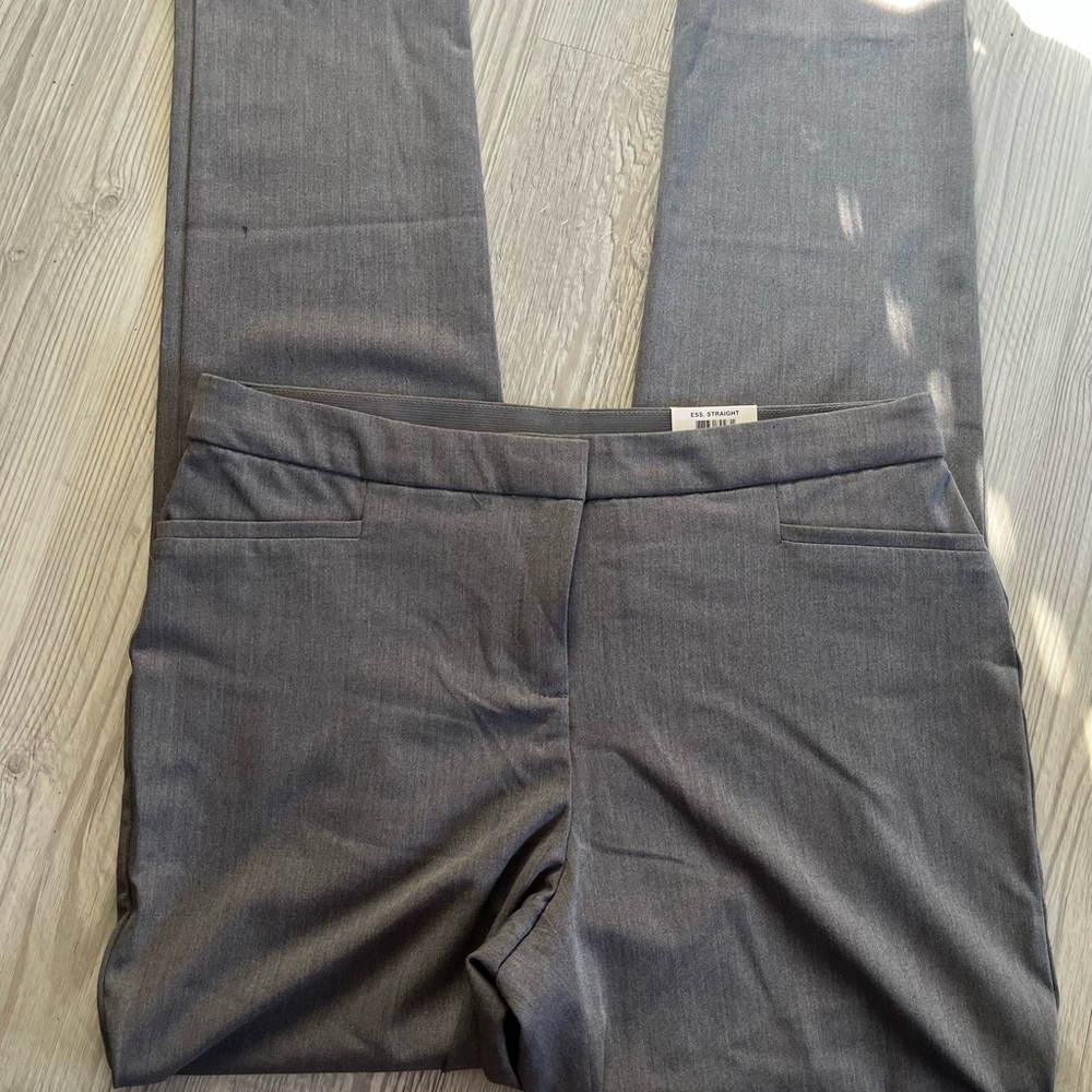 Alfani Charcoal Straight-Leg Trousers